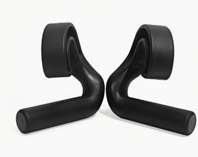 Kismetic 문틀철봉 턱걸이 그립 보조그립 랫풀다운 시티드로우 등운동 휴대용, 1개, 블랙