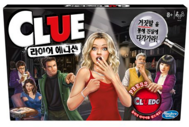 해즈브로게이밍 클루 라이어 에디션 보드게임, 본상품, 1개