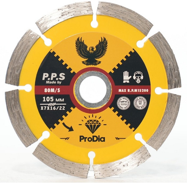 ProDia 4인치 다이아몬드 날 (P.P.S), 1개