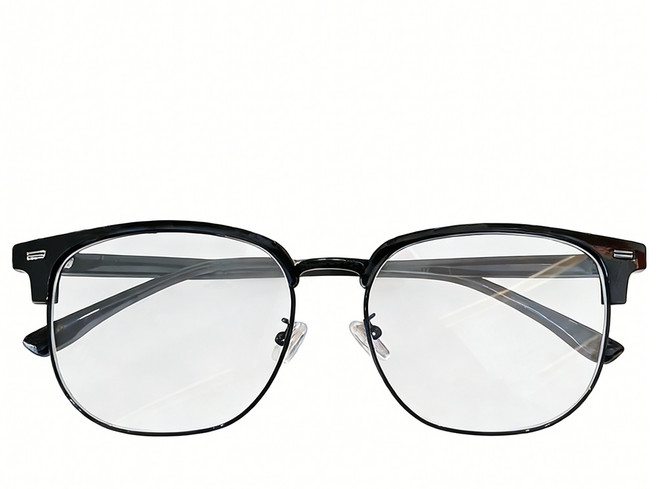 大臉眼鏡框 防藍光抗UV400 平光無度數 送眼鏡盒眼鏡布