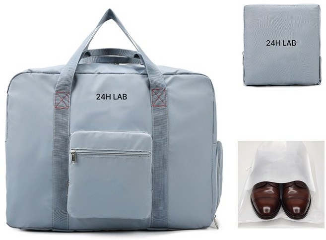 24H LAB 여행용 접이식 대용량 캐리어 결합 보스턴백