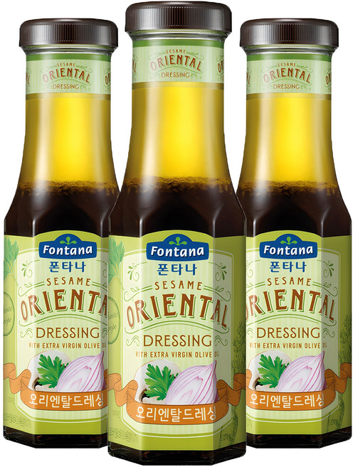 폰타나 오리엔탈 드레싱, 270g, 3개