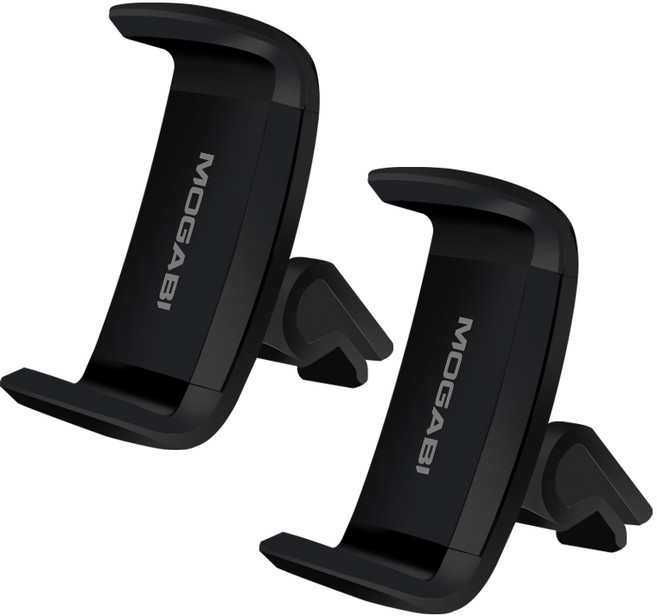 모가비 송풍구형 차량용 거치대 MOG-004, 2개, 블랙