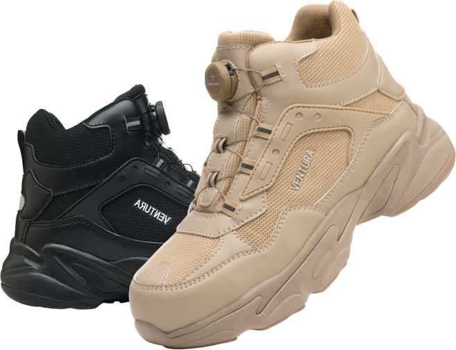 벤투라 KCS 안전인증 경량 다이얼 안전화 6인치 작업화 VT-061