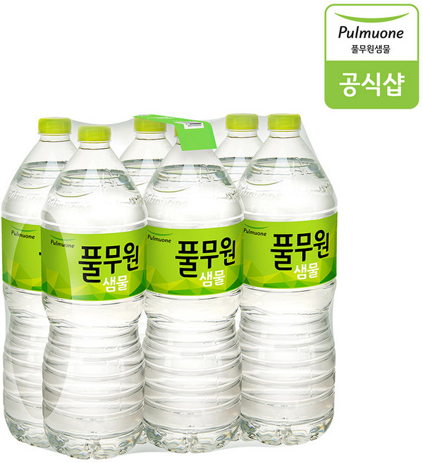 풀무원 샘물 2L x 6pet, 6개
