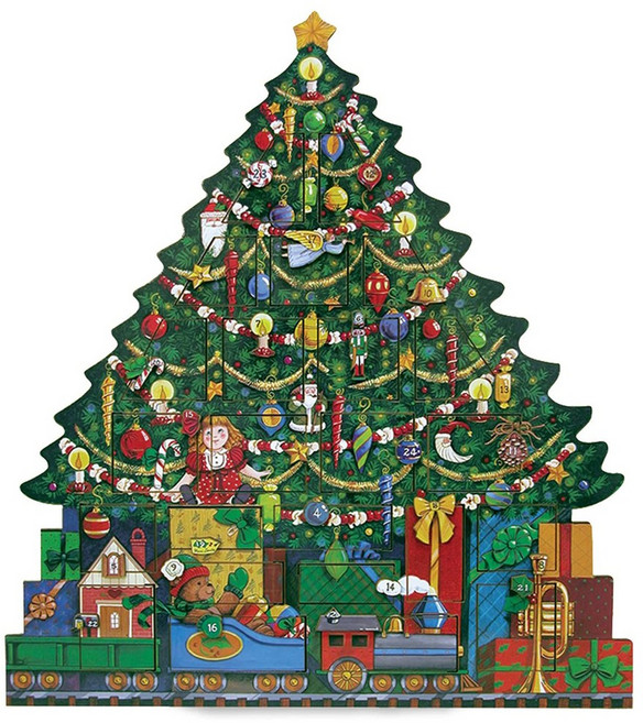 Byers' Choice 바이어스 초이스 크리스마스 트리 어드벤트 캘린더 2021 2022 Christmas Tree Calendar