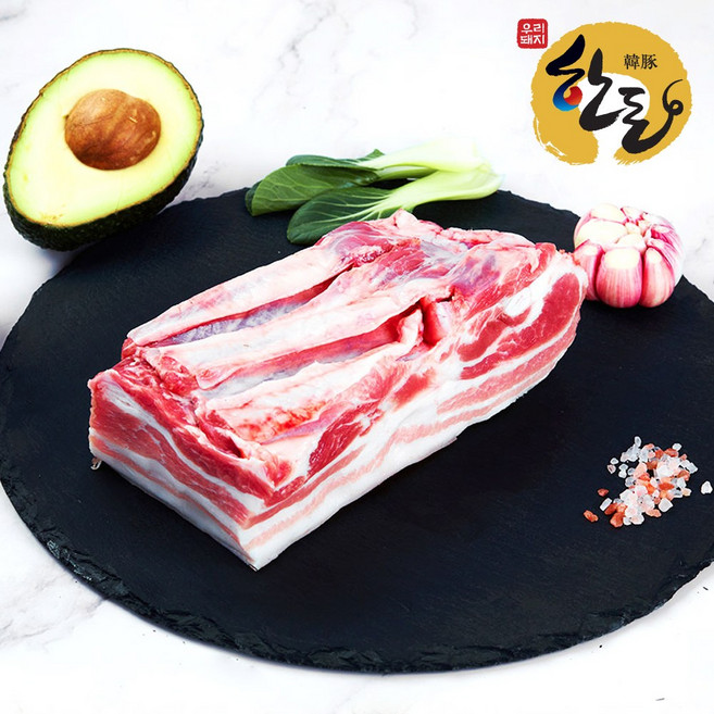 한돈 삼겹살 국내산 통삼겹살 수육용 돼지고기, 한돈 통삼겹살 500g, 1개