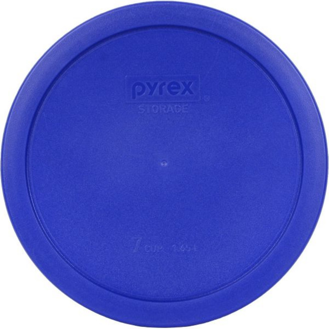 파이렉스 7402-PC 카데드 블루 식품 보관 교체 뚜껑이 뚜껑은 파이렉스 7402 6컵 스컬프티드 믹싱 볼과 7203 7컵 유리 그릇에 맞습니다2팩 - 미국산, 1