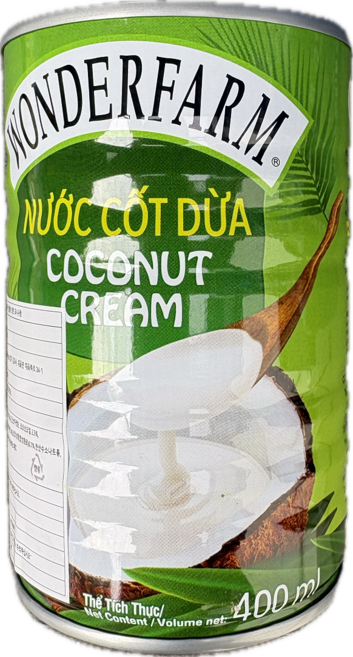 베트남 코코넛 크림 원더팜 COCONUT CREAM NUOC COT DUA, 5개, 400ml