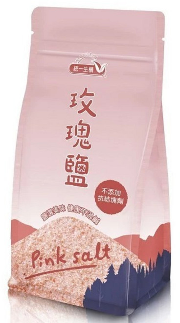統一生機 玫瑰鹽立袋, 450g, 1包