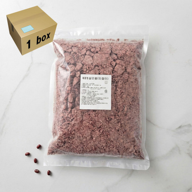 고운 삶은 팥고물 1box (1kg x16개) 고운가루, 1kg, 16개