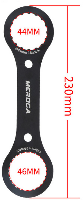자전거 용품 자전거 밑면 브래킷 렌치 설치 및 도구 사이클링 액세서리 16 노치 DUB 44mm 49mm, 46mm, 46mm