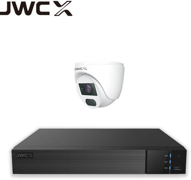 JWC X시리즈 CCTV 세트 아날로그HD 200만화소 4채널 자가설치 패키지 HDD미포함, 실내용, 카메라 1대