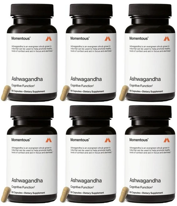 모멘터스 아슈와간다 캡슐 60정, 6개 - 쿠팡