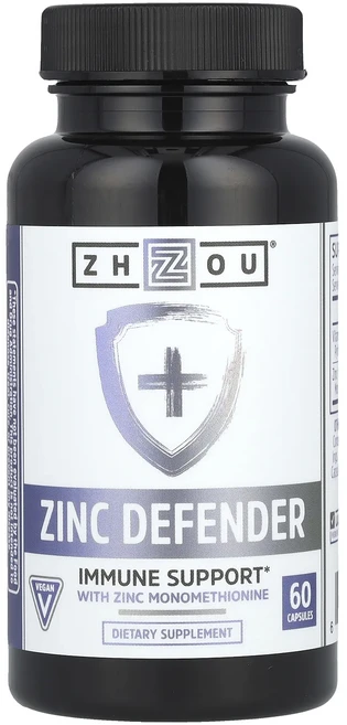 단백질 비타민 철분 마그내슘 칼슘 Zhou Nutrition 징크 보호제 캡슐 60정 고루고루섭취해주세요, 1개 - 쿠팡