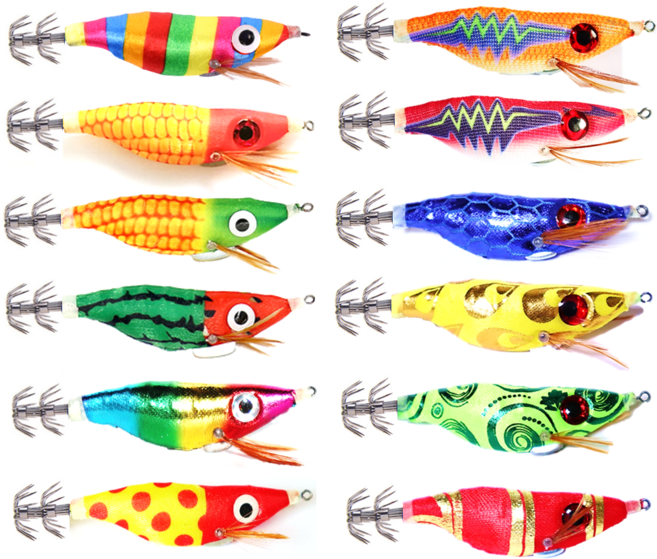 MEN피싱 왕눈이 에기 한치 쭈꾸미 문어 갑오징어 낚시, 1개