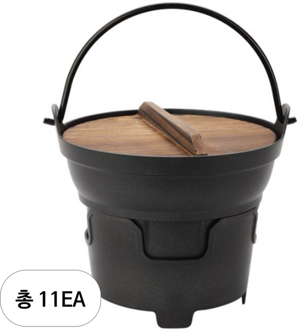 러브송 혼술 전골냄비 + 워머 세트, 11세트, 전골냄비(20cm) + 워머(14cm)