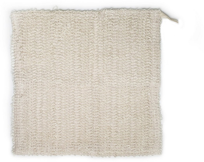 꾀조은 제로웨이스트 친환경 천연 루파 삼베 코코넛 수세미 브러시, 1개, 1개입