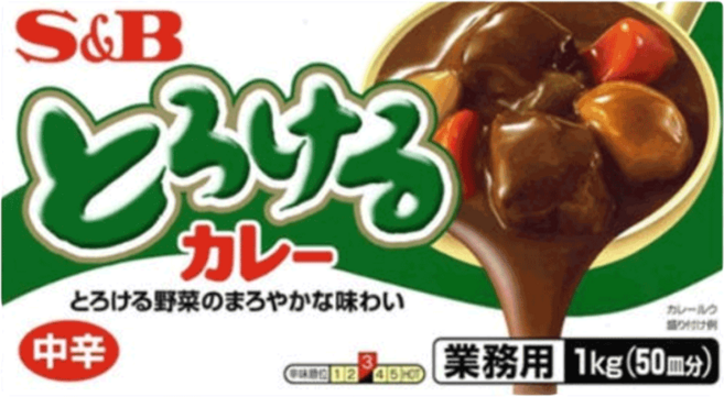 토로케루 카레 소스믹스 중간맛, 1kg, 1개