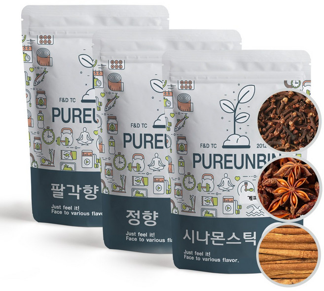 푸른빈 뱅쇼 만들기 재료 시나몬스틱 팔각향 정향, 260g, 1개