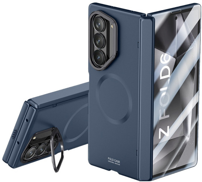 Z폴드6 Z폴드7 액정풀커버 힌지보호 맥세이프호환 마그네틱 거치대케이스 강화유리 올인원케이스