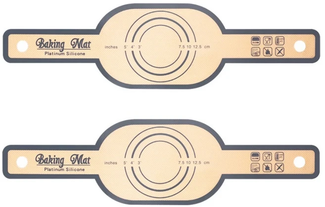 실리콘 논스틱 사워도우 빵 베이킹 매트 롱 핸들 포함 더치 오븐 간편 세척, 01 CHINA, 01 Grey