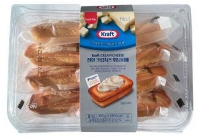 삼립 진한 크림치즈 휘낭시에 8개입, 360g, 36개