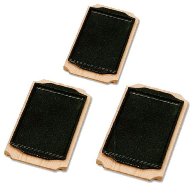 리빙메이트 맥반석 신형 사각 장어판 세트 3호 210x120, 1개