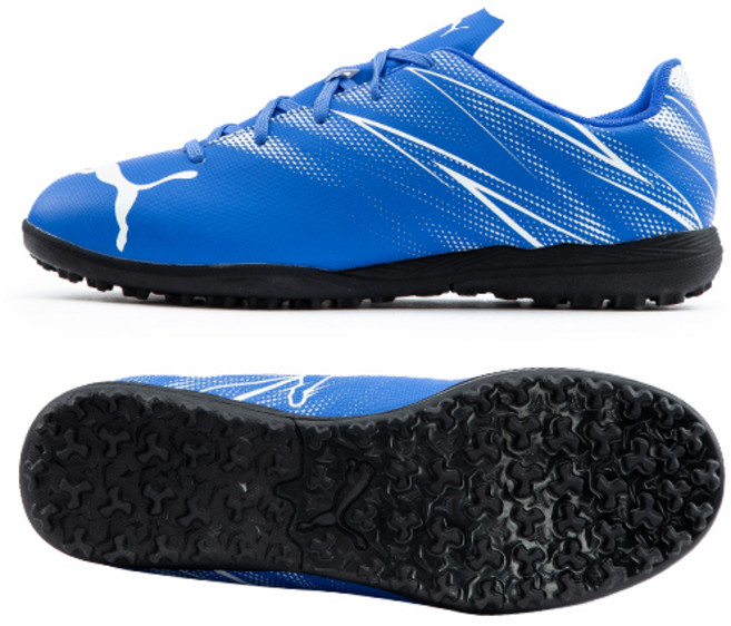 푸마 주니어 키즈 입문용 풋살화 아타칸토TT 블루 블랙, 225, 225, 1개