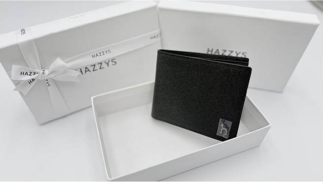 헤지스 고급스러운 소가죽 머니클립 (선물포장)