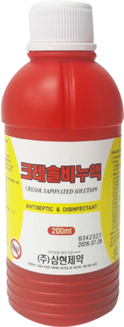 크레솔비누액(삼현)200ml 크레졸 소독 청소 살균, 1개