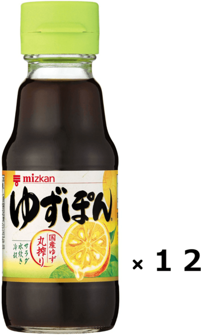 미쯔칸 유자폰 150mL x 12병 일본 일식조미료 업소용 대용량, 150ml×12