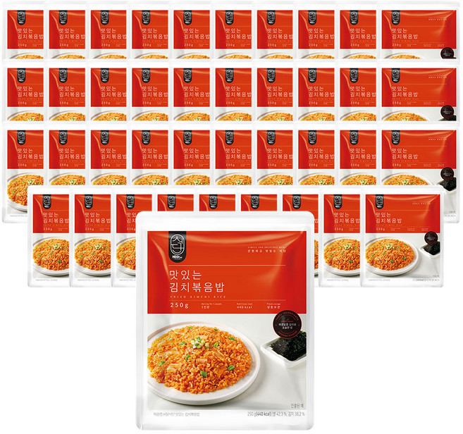 허닭식단 맛있는 김치볶음밥 250g, 40개