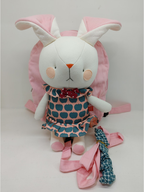 압소바해피랜드 토끼인형 미아 방지용 가방 HVA-32702, 1개