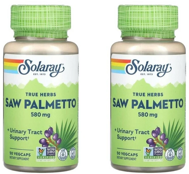 솔라레이 트루 허브 쏘팔메토 580mg, 2개, 50정 - 쿠팡