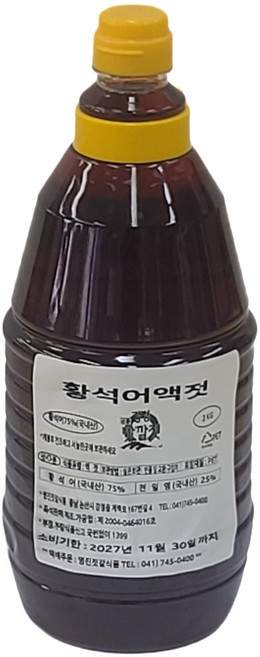 영진젓갈 황석어액젓, 2kg, 1개