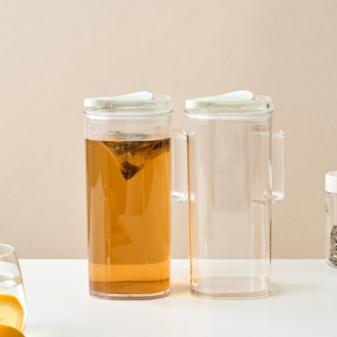 모던하우스 원터치 오픈 트라이탄 냉장고 물병, 아이보리, 1.9L, 2세트