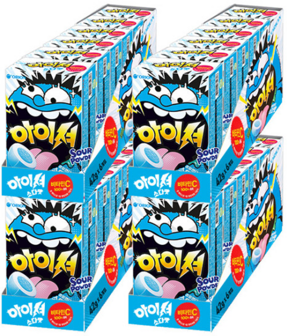 오리온 아이셔 소다맛 x(), 42g, 24개