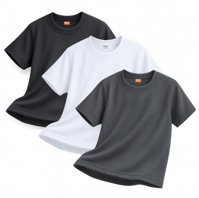 베스터 쿨에버 남녀공용 기능성 냉감 쿨론 라운드넥 반팔 티셔츠 3P