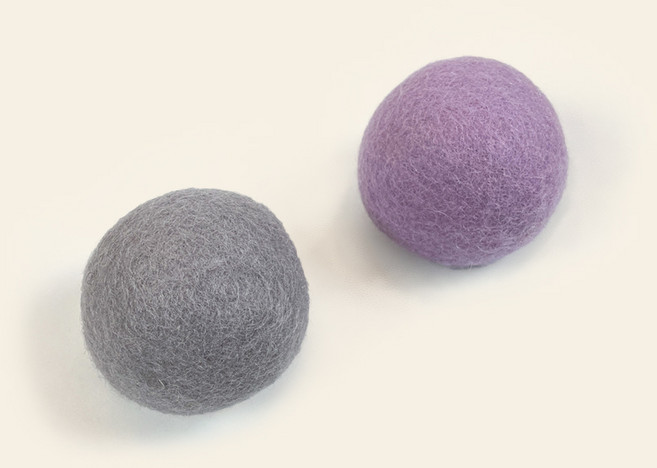 펫케어 고양이 양털 캣닢볼 소리나는 장난감 캣드리볼 1P, 1개, 회색(쥐소리)