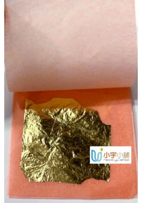 小宇小舖 24K 美容金箔, 1個, 24K 美容金箔 4cm×4cm,1張