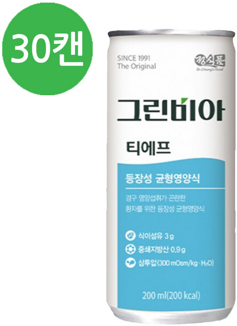 그린비아 티에프 경관 급식 전용 환자식, 200ml, 30개
