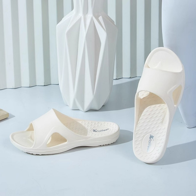 allfoot 足弓拖鞋 台灣足弓支撐拖鞋 輕便舒適耐磨 EVA材質, 極簡白,女M碼（37~38碼內徑24cm）