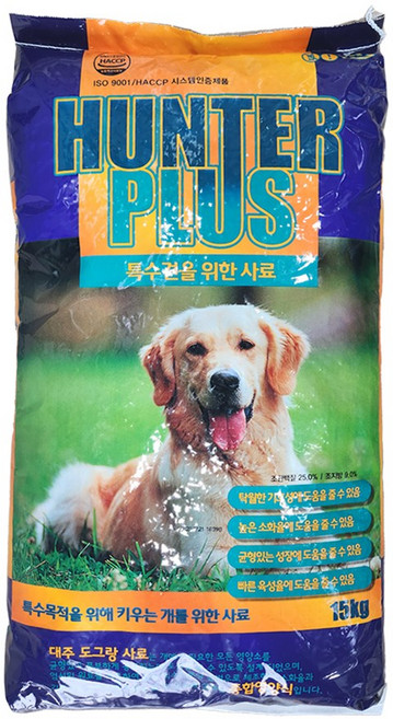 도그랑 대포사료 강아지 사료 헌터플러스 15kg, 1개, 닭