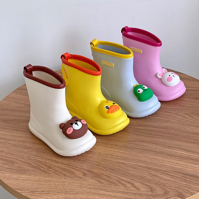 주니이치 국내배송 3D입체 아동 장화 키즈 레인부츠 유아장화