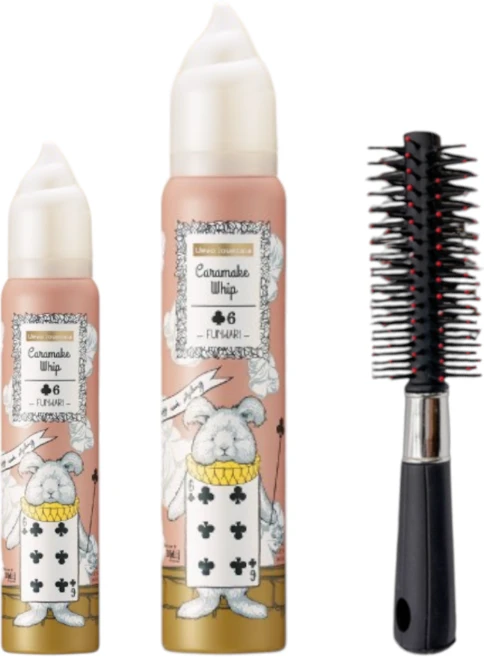 [헤어킹] 데미 우에보 쥬카라 캐러메이크 휩 (컬크림 컬링에센스 히피펌 쉼표머리 헤어스타일), 300g, 1개, 클로버 6 - 쿠팡