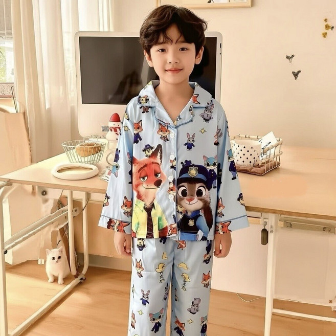 라움리에 여아 남아 주토피아 주디 닉 바지 상하세트 파자마 잠옷 세트