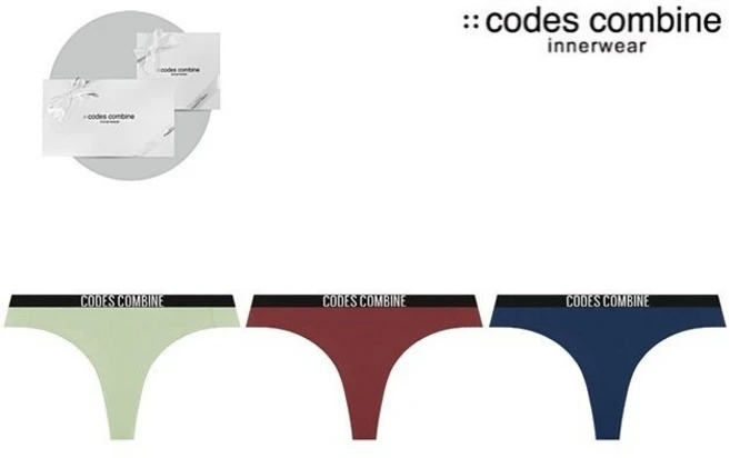 [백화점 정품] 26년SALE 코데즈컴바인 [선물포장] 플렉서블 여성 티팬티 3종세트 CDWPT913 - 쿠팡