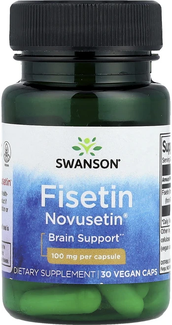 스완슨 피세틴 노부세틴 검양옻나무 추출 100mg 30베지캡슐 6개, 30정 - 쿠팡