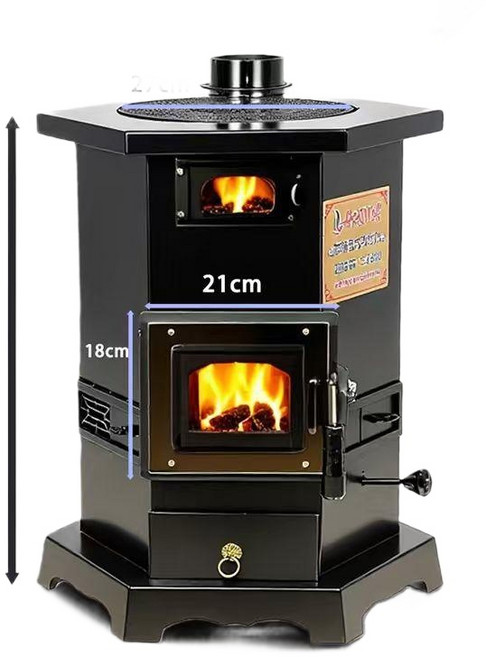 겨울 신형 화목난로 실내용 화덕 난로 실내외 벽난로 펠렛난로, 기본, 기본 색상
